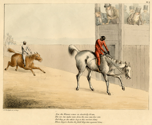 Charles Newdigate Newdegate. Sketches for the Washington Races in 1840. [London?, ca. 1840].